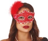 Fiestas Guirca Masker Dames Veren Rood One-size