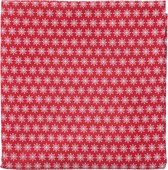 Amo La Casa Tafelkleed Sterren 140 X 240 Cm Polykatoen Rood