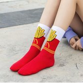 Fun sokken 'McDonalds Frietjes/Fries' (91221) friet patat happy socks vrolijke sokken macdonalds merchandise