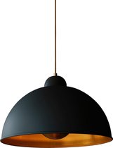 Vandeheg - Hanglamp Golden Sun LeNoir - Zwart / Goud - E27 - IP20 - Dimbaar > lampen hang | hanglamp zwart goud | hanglamp eetkamer | lamp