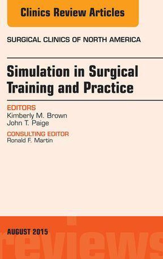 The Clinics: Surgery Volume 95-4 - Simulation in Surgical Tr ... - cover