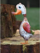Metalen eend  Metal Funny Duck Standing Decor MD16043