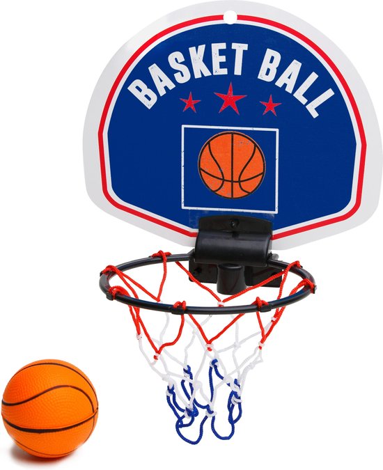 Thumbnail van een extra afbeelding van het spel Invento Basketbalbordset Retr-oh 18,5 X 23,5 Cm Multicolor
