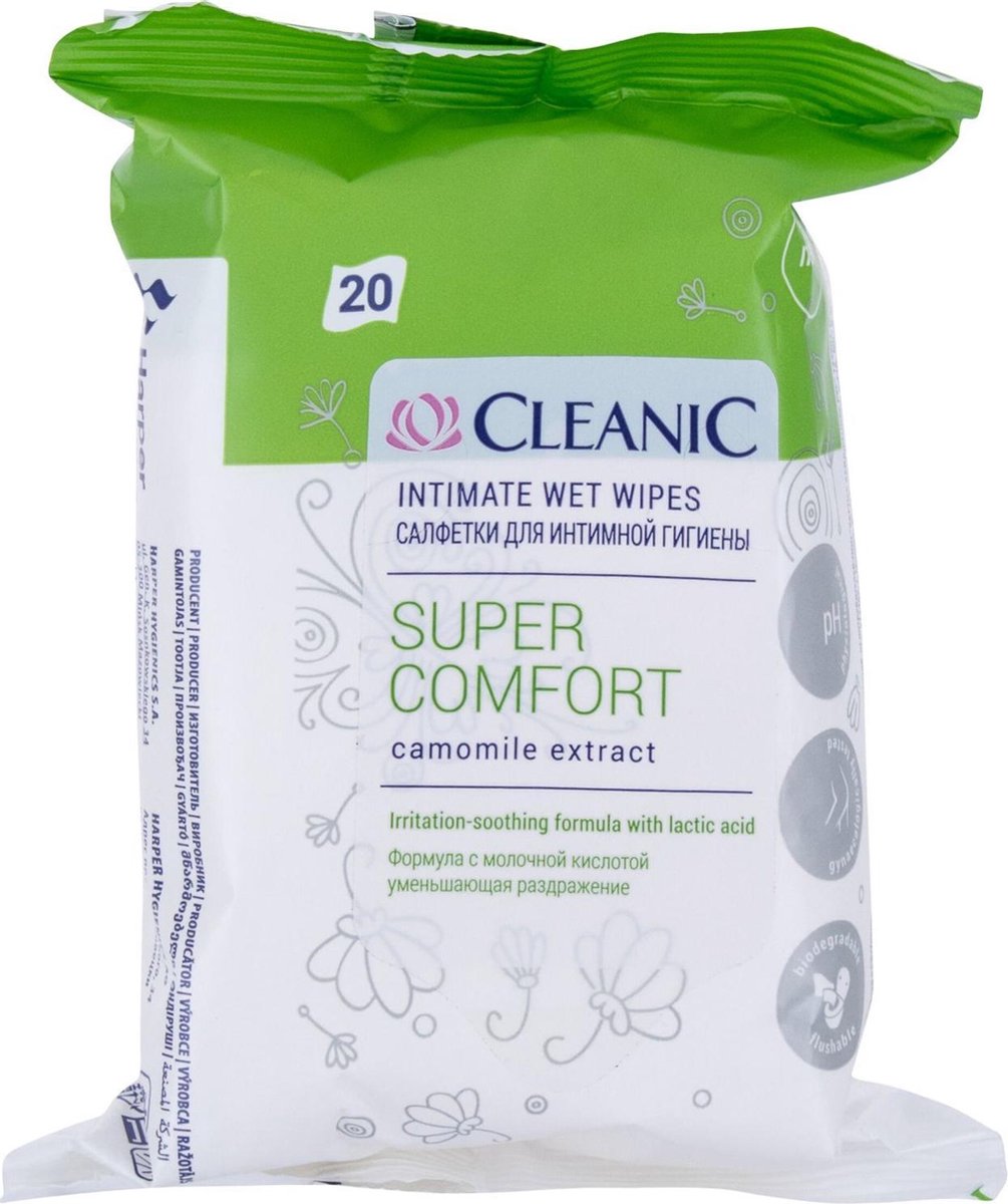 Super Comfort Camomile Intimate Wet Wipes (20 Pcs) - Intimate Wet Wipes