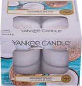 Yankee Candle Coconut Splash waxinelichtjes 12 stuks