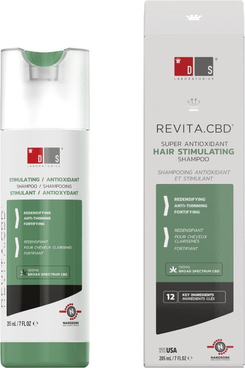 Revita.cbd Hair Stimulating Shampoo - Antioxidační Shampoo Proti Vypadávání Vlasů 205ml