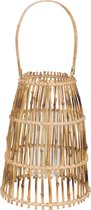 J-Line Lantaarn Windlicht Spijl Bamboo Natural Small