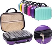 Diamond painting - Storage case - 132 slots - Licht roze
