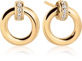 SIF JAKOBS JEWELLERY ITRI PICCOLO EARRINGS SJ-E0057-CZ-YG