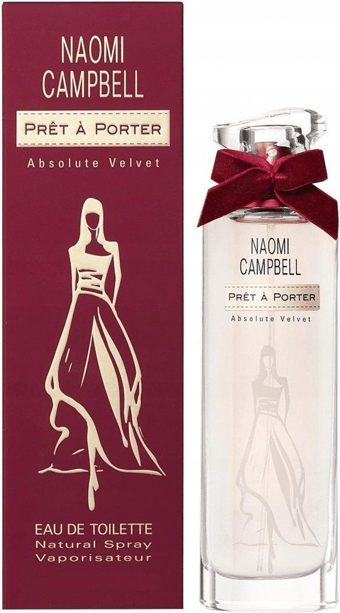 Naomi Campbell - Pret and Porter Absolute Velvet - Eau De Toilette - 30ML - Valentijn - Vrouwen - Dames.