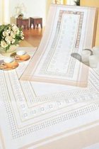 Hardanger pakket tafelkleed Rico 77939.52.21 afm 90x90cm