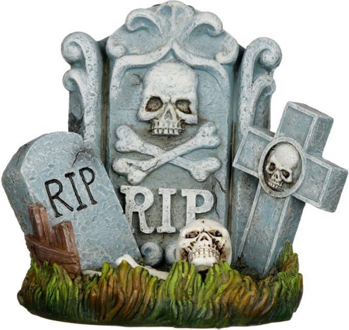 zin ik heb het gevonden Zeug Halloween RIP Grafsteen Backflow Wierookhouder - Set van 2 Stuks | bol.com