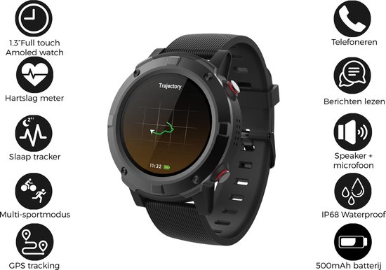 bol.com | Denver SW-660 - Fitness - Bluetooth smartwatch met GPS functie - activity...