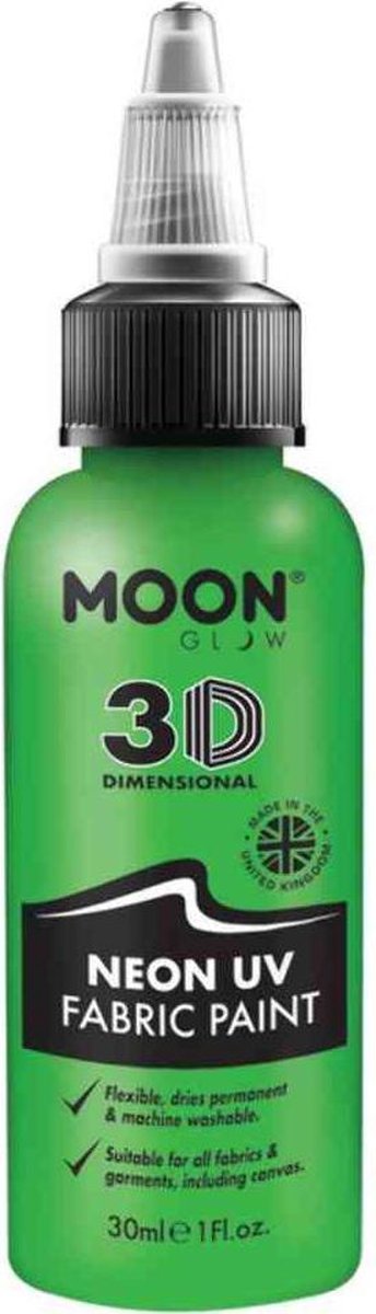 Moon Glow Kledingverf Neon Uv 30 Ml Groen