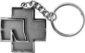 Urban Classics Rammstein Sleutelhanger Logo SchlÃ¼sselanhÃ¤nger Rammstein Grijs