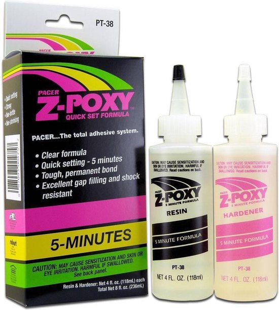 Foto: Zap z poxy pt 38 5 min groot 237ml 