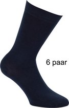 Huissokken Vaderdag cadeau | Multi-pack | Bamboe sokken | Marine | maat 39-42 | Naadloze sokken | 6 paar