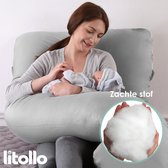 Litollo® Kussenvulling 1000 gram - Polyestervulling voor Zwangerschapskussen en Voedingskussen