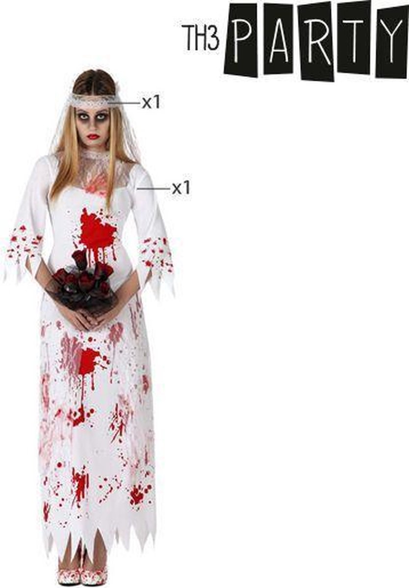 Costume d'Halloween de mariée ensanglantée - Habiller des vêtements - XS /  S | bol.com