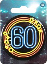 Slingers 60 jaar Neon 10 meter + Button 60 jaar