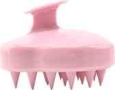 Haarborstel - Anti Roos - Siliconen Massageborstel - Haarverzorging - Gezond Haar - roze