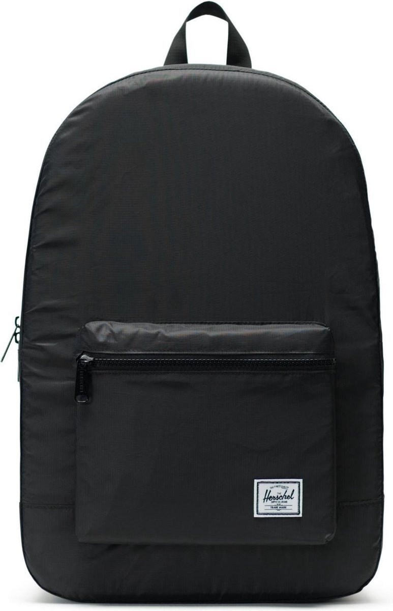 Packable Daypack - Black / Opvouwbare 'ultralight' nylon ripstop rugzak / Beperkte Levenslange Garantie / Zwart