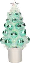 Complete kunstkerstboom met kerstballen groen - Kerstversiering - Kerstbomen - Kerstaccessoires