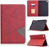 Samsung Galaxy Tab A 8.4 (2020) Hoesje Geometrie Portemonnee Rood