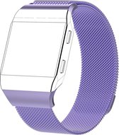 Eyzo Fitbit Ionic band - Roestvrijstaal - Lichtpaars - Small