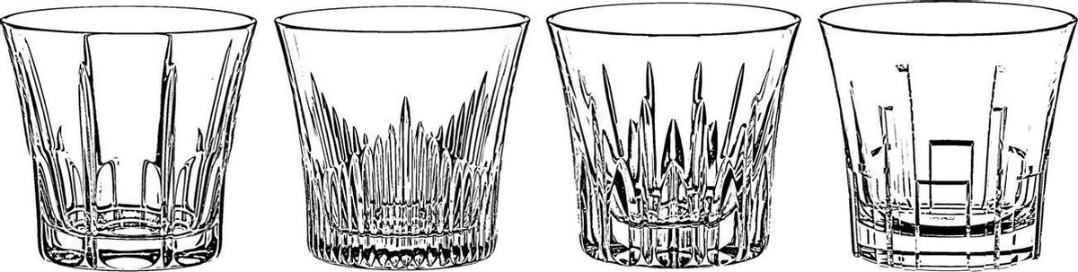 Nachtmann Whiskyglas 'Classix' - 247 m - set à 4 stuks