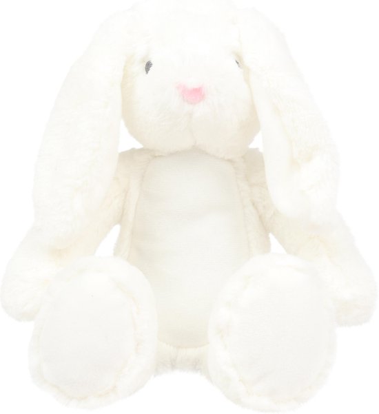 Knuffel konijn - Wit konijn Knuffel zacht - 34 CM - Slaapkamer konijnen  speelgoed... | bol.com