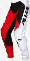 ALIAS A2 Pant Motorbroek Blocked Geblokt Motorcross MX BMX Enduro Red/Black Maat 30