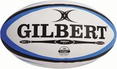 Gilbert Rugbybal Match omega blu/zwarte maat 3