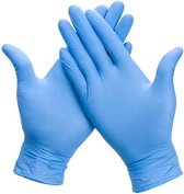 Handschoenen nitrile ongepoederd - Blauw - MAAT XL - 180 stuks