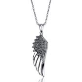 Mendes heren ketting Edelstaal Angel Wing