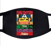 Mondkapje Marvel Superhelden Avengers Colors - wasbaar