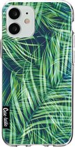 Casetastic Apple iPhone 12 Mini Hoesje - Softcover Hoesje met Design - Palm Leaves Print