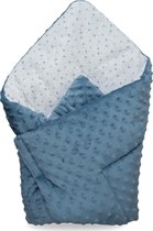 Bubaba wikkeldeken - Wikkeldoek - Draagdoek 2 in 1 Blauw (0-6mnd)