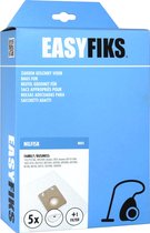 Easyfiks - Stofzuigerzakken - Geschikt voor Nilfisk Family/Business, VP300, VP600, Nilfisk Thor - 5 stuks