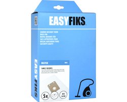 Easyfiks - Stofzuigerzakken - Geschikt voor Nilfisk Family/Business, VP300, VP600, Nilfisk Thor - 5 stuks