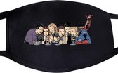 Mondkapje Marvel Superhelden Drinks wasbaar