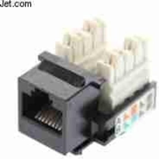 AMP NetConnect 406372-2 CAT 5E RJ45 Jack Black | bol