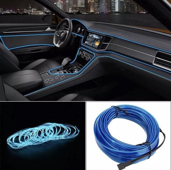 LED Autoverlichting Interieur - Ledstrips - Binnen Verlichting Auto -  RGB... | bol.com