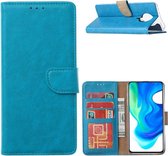 Bookcase Geschikt voor: Xiaomi Poco F2 Pro / Redmi K30 Pro - Bookcase Turquoise - portemonnee hoesje