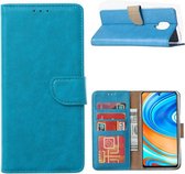 Xiaomi Redmi Note 9 Pro / Note 9S - Bookcase Turquoise - portemonee hoesje