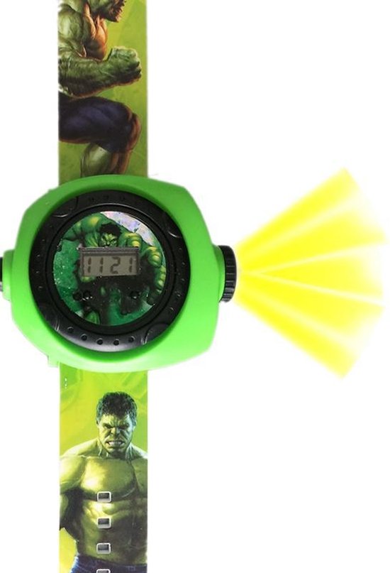 Hulk horloge met projectie functie bol