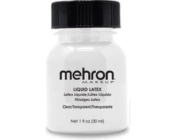 Mehron Liquid Latex - Vloeibare latex transparant voor huid - 30 ml
