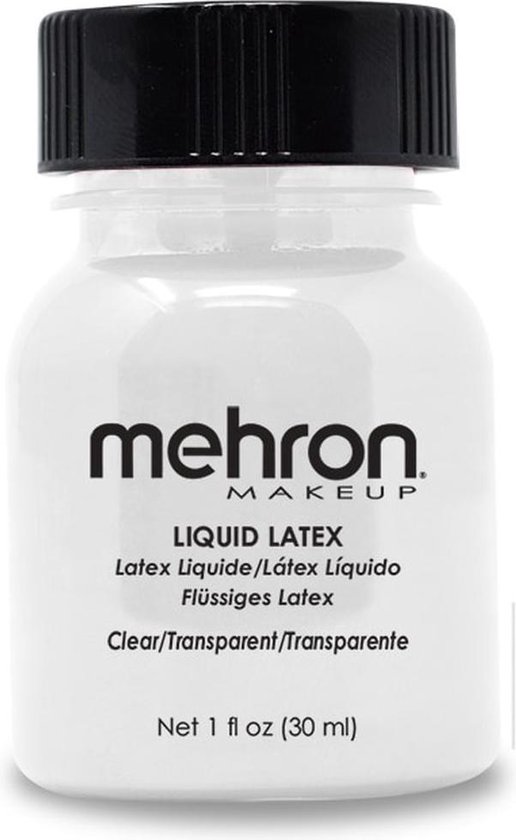 Mehron Liquid Latex | Vloeibaar Latex - transparant - 30 ml