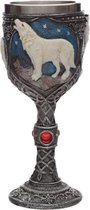 Protector of the North Night of the Wolf Decoratieve Wijnkelk