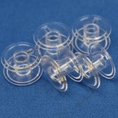 YC-A naaimachinespoeltjes plastic - naaimachine spoel - spoelen plat model - 5 spoeltjes
